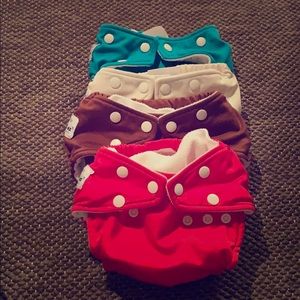 5fuzzibunz pocket cloth diapers with 5 inserts